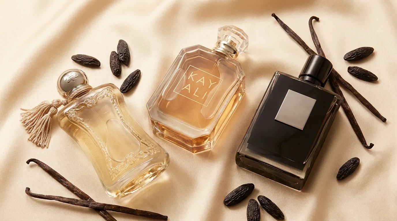 Vanilla Layering fragrance editorial